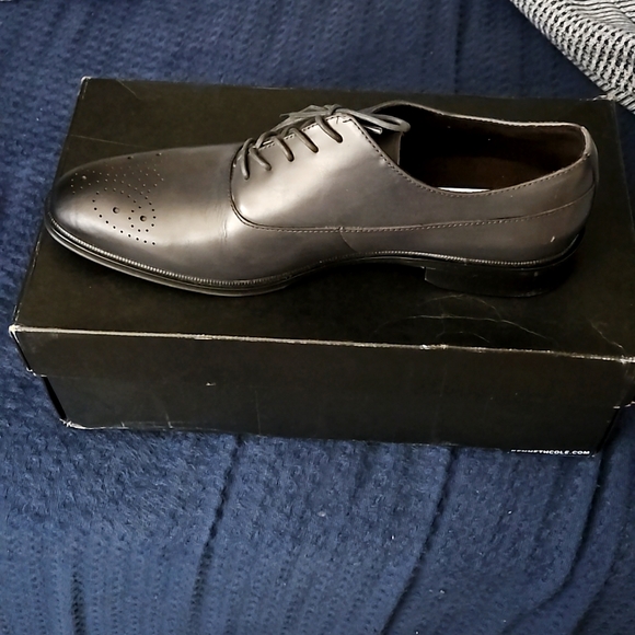 Kenneth Cole Gray Leather Oxfords.BRAND NEW IN BOX!! NEVER WORN!! - Picture 4 of 6